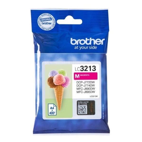 BROTHER INK CARTRIDGE LC3213 MAGENTA