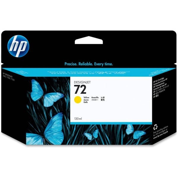 HP INK CARTRIDGE 72 YELLOW