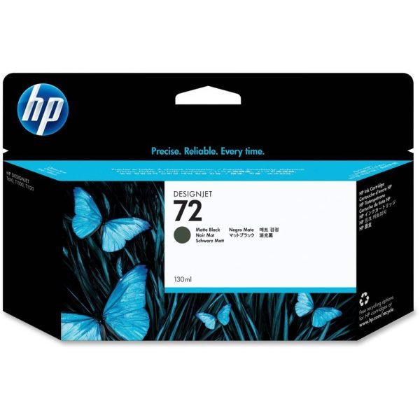 HP INK CARTRIDGE 72 BLACK MATTE