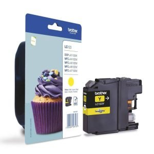 BROTHER INK CARTRIDGE LC123 YELLOW
