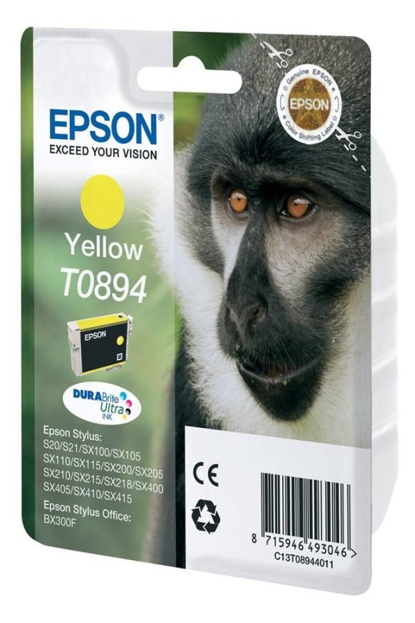 EPSON INK CARTRIDGE T0894 YELLOW