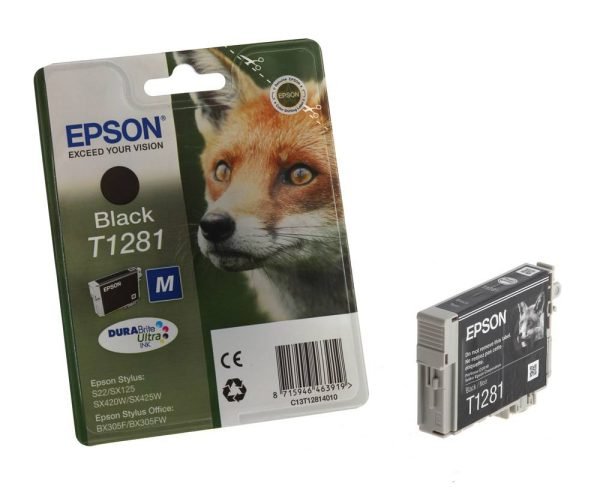 EPSON INK CARTRIDGE T1281 BLACK