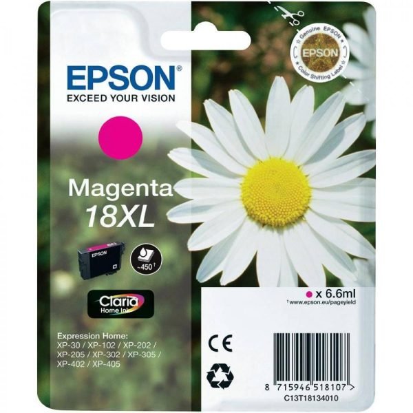 EPSON INK CARTRIDGE 18XL MAGENTA