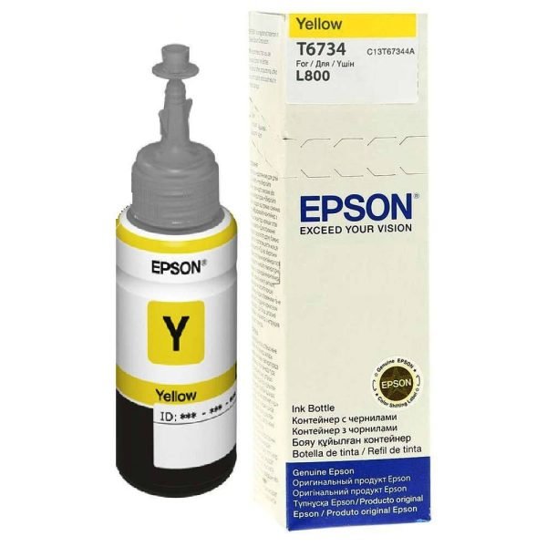 EPSON INK BOTTLE YELLOW T6734