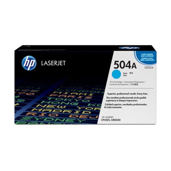 HP TONER 504A CYAN