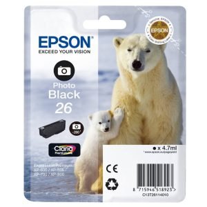 EPSON INK CARTRIDGE 26 PHOTO BLACK