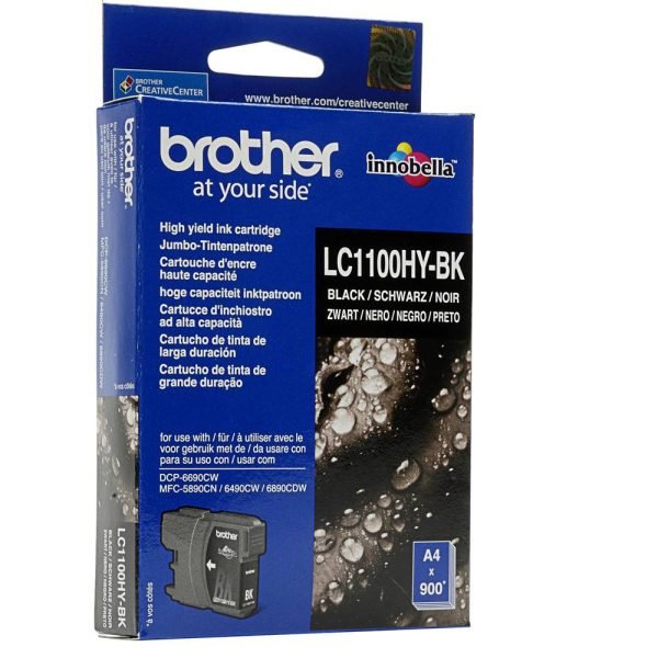 BROTHER INK CARTRIDGE LC1100HY BLACK