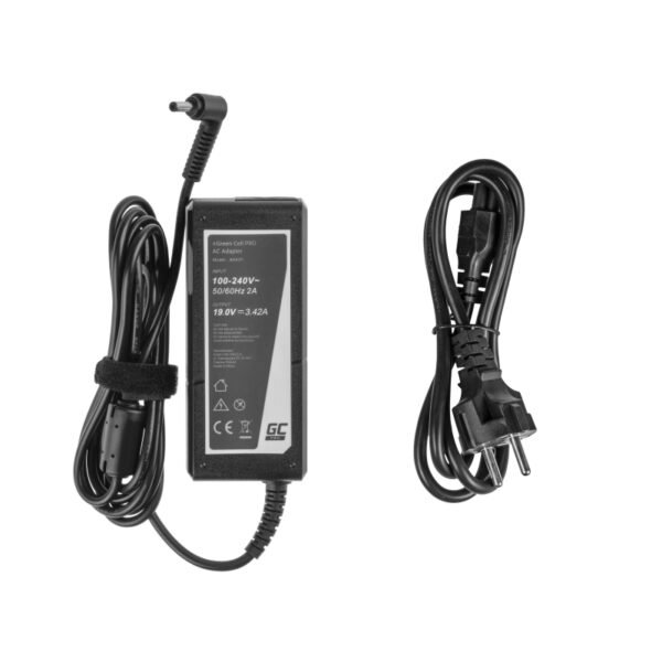 Green Cell PRO Charger / AC Adapter 19V 3.42A 65W (AD41P) - Image 2