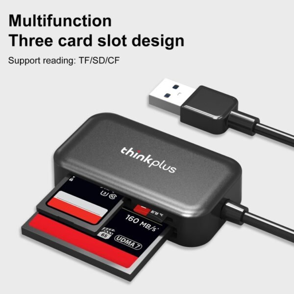 Lenovo thinkplus USB 3 in 1 Multifunction Card Reader