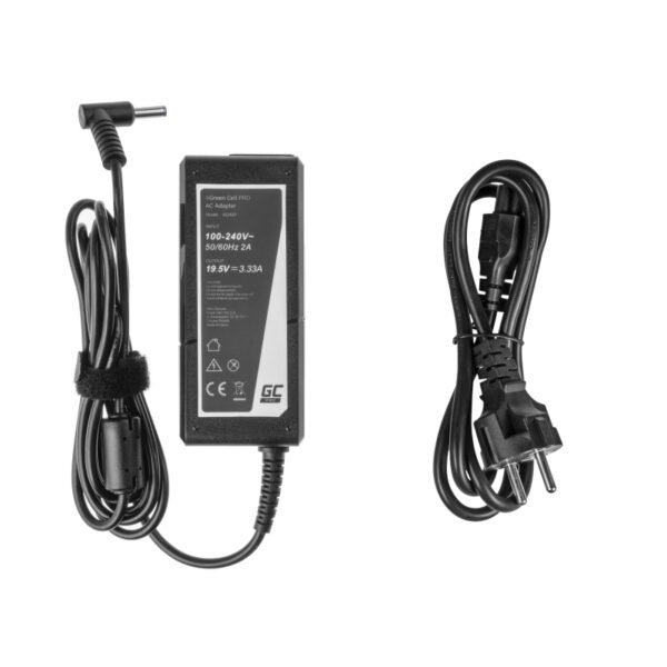 Green Cell PRO Charger / AC Adapter 19.5V 3.33A 65W (AD49P) - Image 4