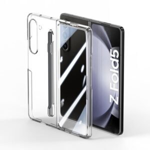 Samsung Galaxy Z Fold 6 Case with Pen / Pen Box Transparent