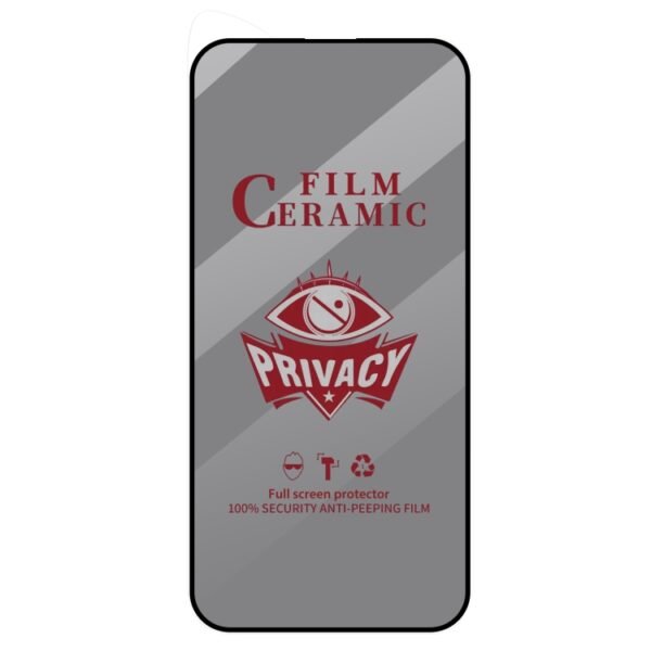 iPhone 16 Full Coverage HD Privacy Ceramic Film