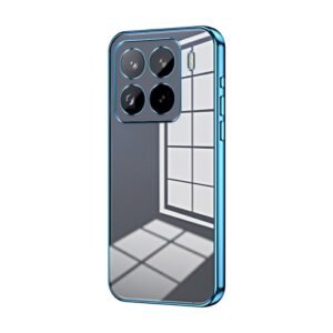Xiaomi 15 Pro Transparent Phone Case Blue