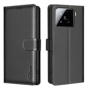 Xiaomi 15 Pro Flip Leather Phone Case Black