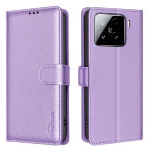 Xiaomi 15 Pro Flip Leather Phone Case Purple