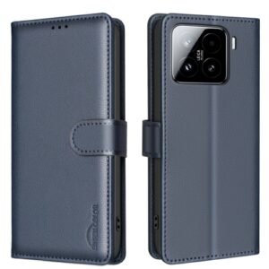 Xiaomi 15 Pro Flip Leather Phone Case Blue