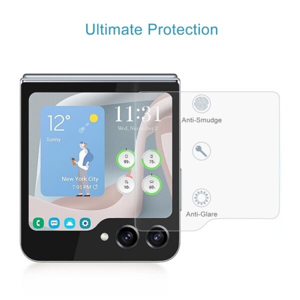 Samsung Galaxy Z Flip6 External Small Screen Half Cover Screen Protector