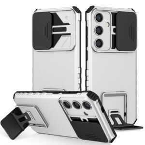 Samsung Galaxy S25 5G Holder Sliding Camshield Phone Case White