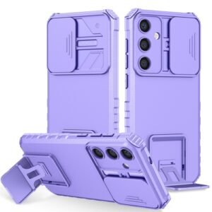 Samsung Galaxy S25 5G Holder Sliding Camshield Phone Case Purple
