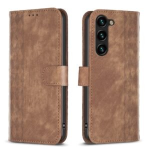 Samsung Galaxy S25 5G Flip Leather Phone Case Brown