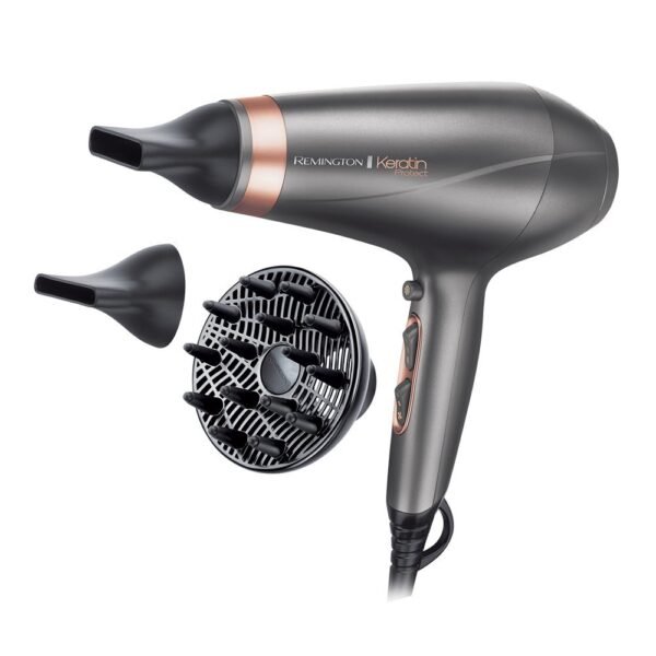Remington Keratin Protect Professional Hair Dryer with Diffuser 2200W - Image 2