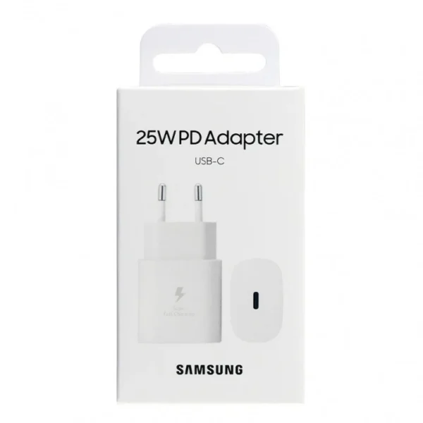 Samsung Charger Without Cable with USB-C Port 25W Power Delivery White