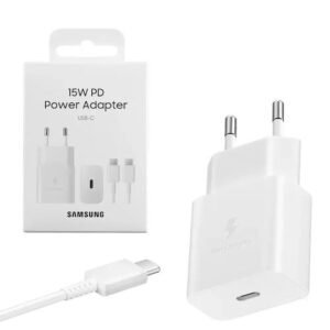 Samsung Charger with USB-C Port and Cable USB-C - USB-C 25W Black