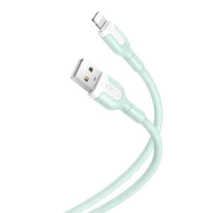 XO cable NB212 USB - Lightning 1,0 m 2,1A Green