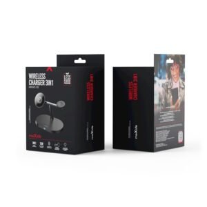 Maxlife MXWC-03 magnetic wireless charger 15W black 3in1