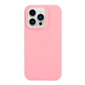 iPhone 14 Pro Max Silicone Phone Case Dark Pink
