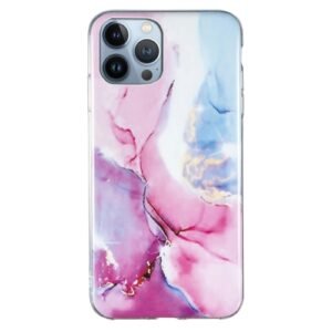 iPhone 15 Pro Max Marble Phone Case Pink Blue