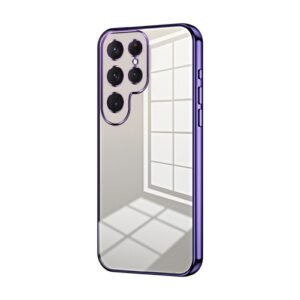 Samsung Galaxy S23 Ultra 5G Phone Case Transparent Purple