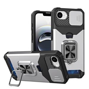 iPhone 16e Camera Shield Cover Phone Case Silver