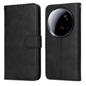 Xiaomi 15 Ultra Magnetic Flip Leather Phone Case Black