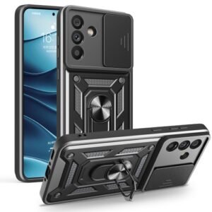 Samsung Galaxy A56 5G Sliding Camera Cover Phone Case Black