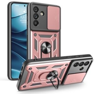 Samsung Galaxy A56 5G Sliding Camera Cover Phone Case Rose Gold