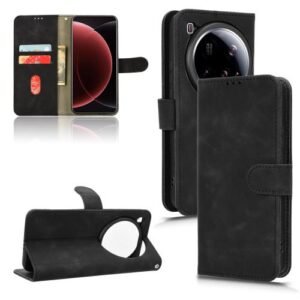 Xiaomi 15 Ultra Magnetic Flip Leather Phone Case Black