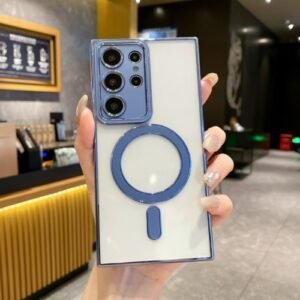 Samsung Galaxy S24 Ultra 5G with Magsafe Phone Case Blue