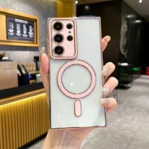 Samsung Galaxy S24 Ultra 5G with Magsafe Phone Case Pink