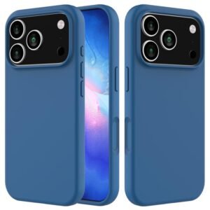 iPhone 17 Pro Max Silicone Phone Case Cobalt Blue