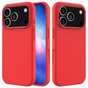 iPhone 17 Pro Max Silicone Phone Case Red