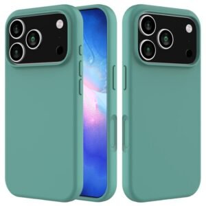 iPhone 17 Pro Max Silicone Phone Case Pine Needle Green