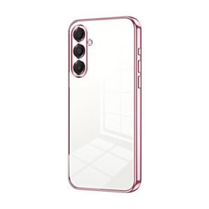 Samsung Galaxy A17 Transparent Phone Case Pink