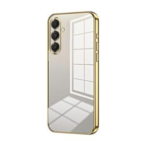 Samsung Galaxy A17 Transparent Phone Case Gold
