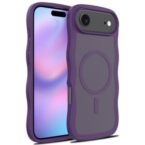 iPhone Air Wave MagSafe Phone Case Purple