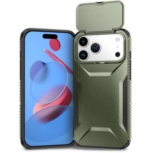 iPhone 17 Pro Max Sliding Camshield Phone Case Alpine Green