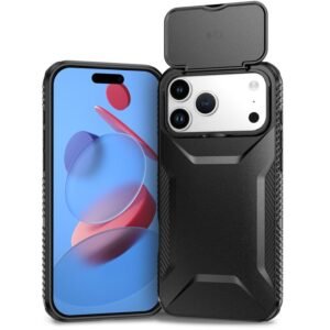 iPhone 17 Pro Max Sliding Camshield Phone Case Black