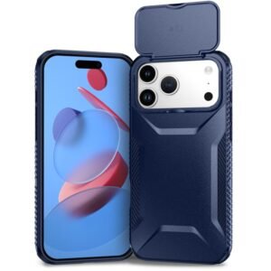 iPhone 17 Pro Max Sliding Camshield Phone Case Blue