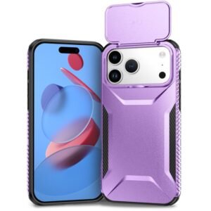 iPhone 17 Pro Max Sliding Camshield Phone Case Purple
