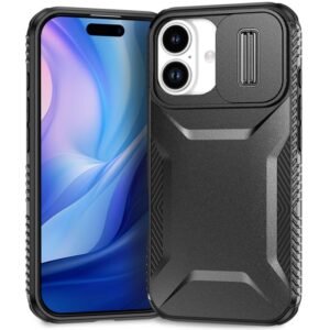 iPhone 17 Sliding Camshield Phone Case Black